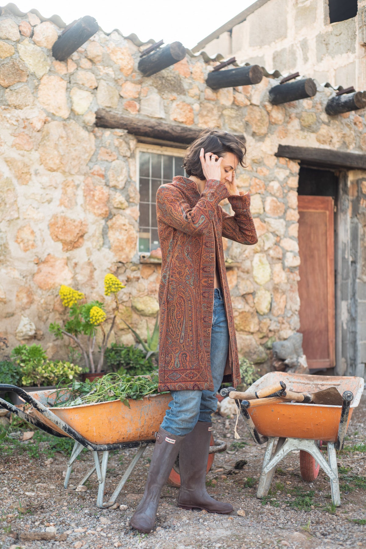 Jamawar Coat