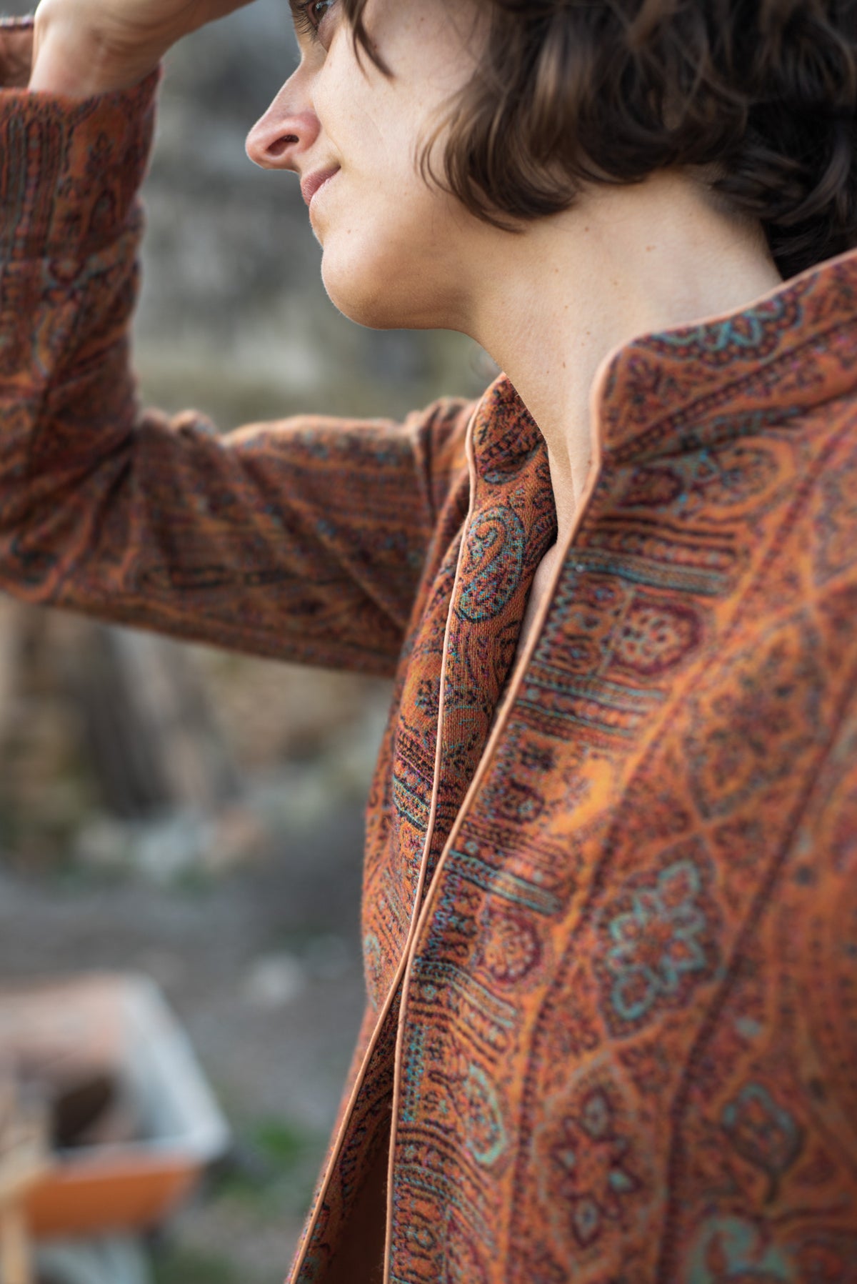 Jamawar Coat
