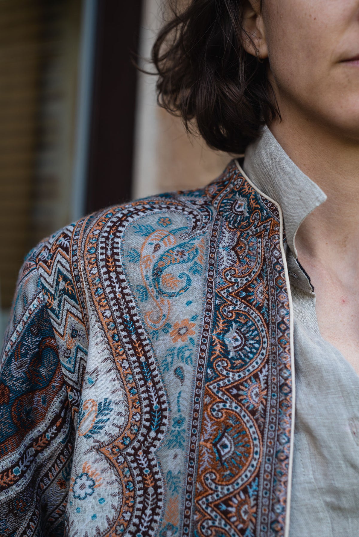 Jamawar Coat