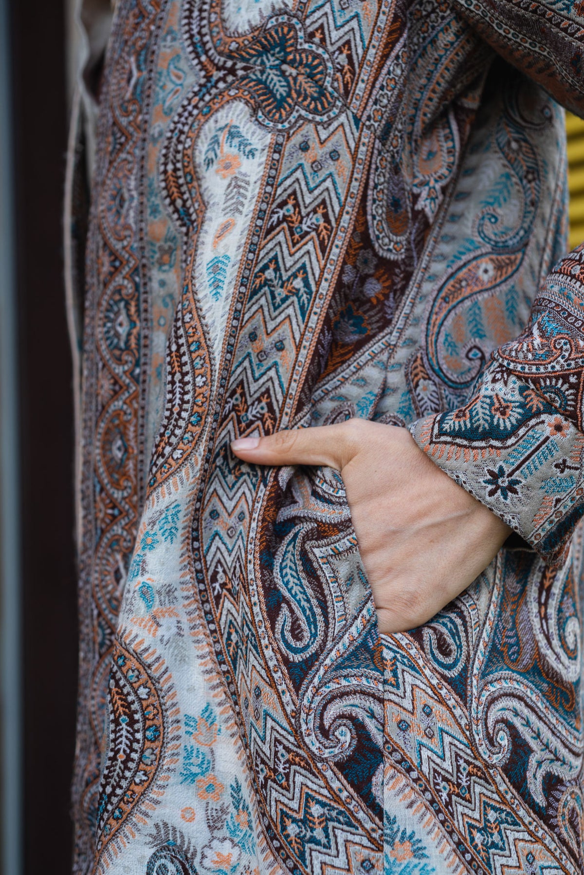 Jamawar Coat