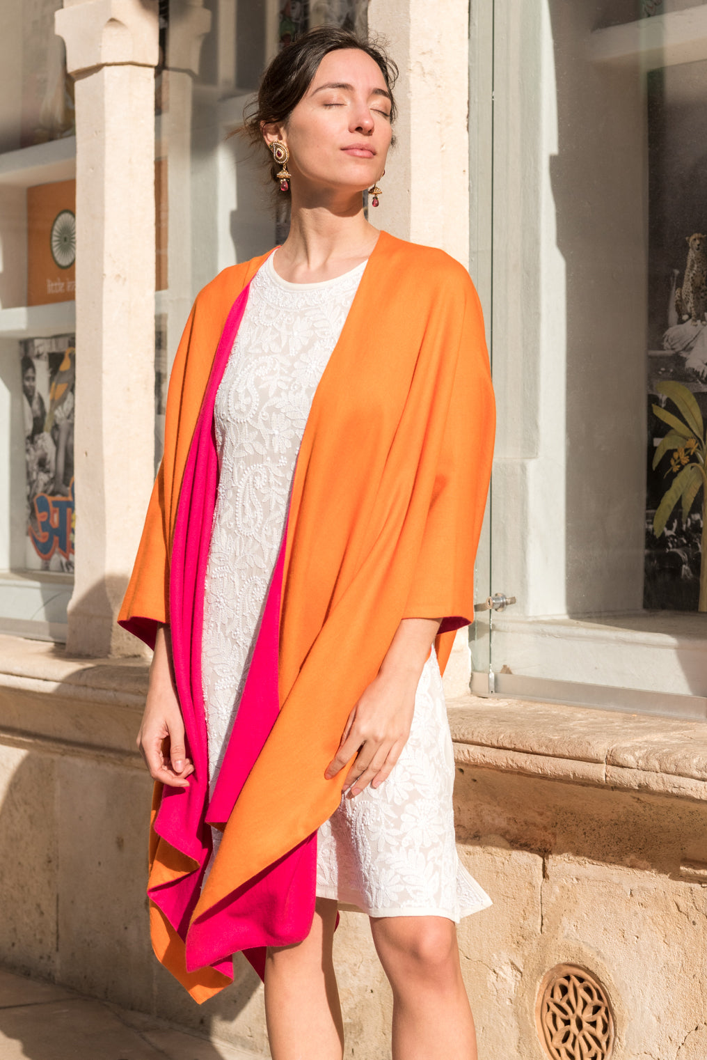 Reversible Pashmina Cape