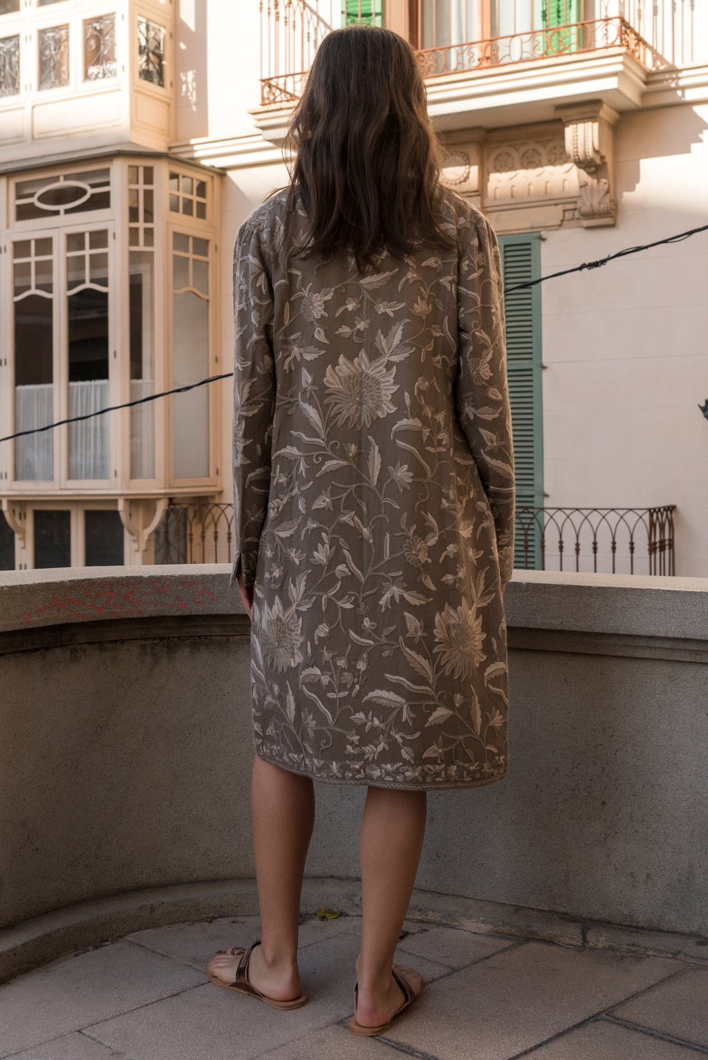 Embroidered Pashmina Coat