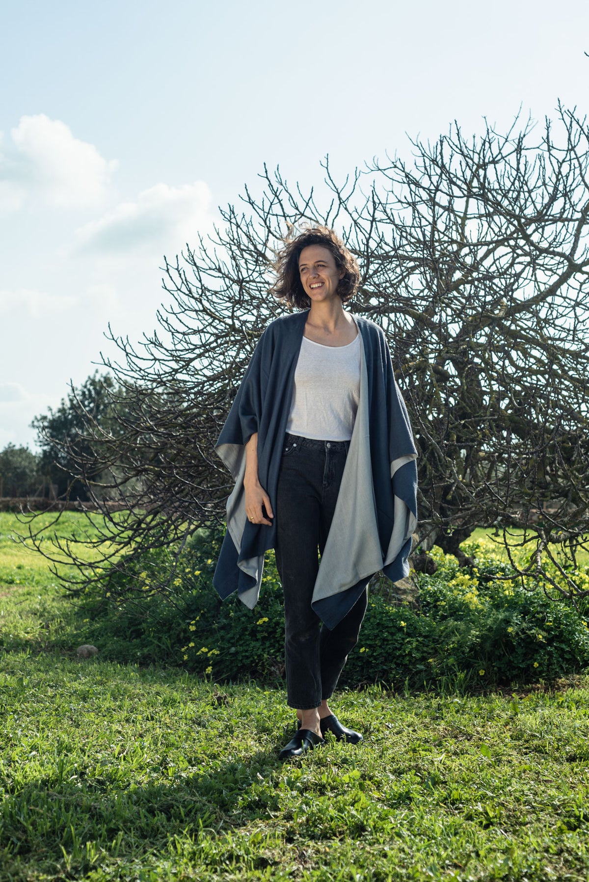 Reversible Pashmina Cape